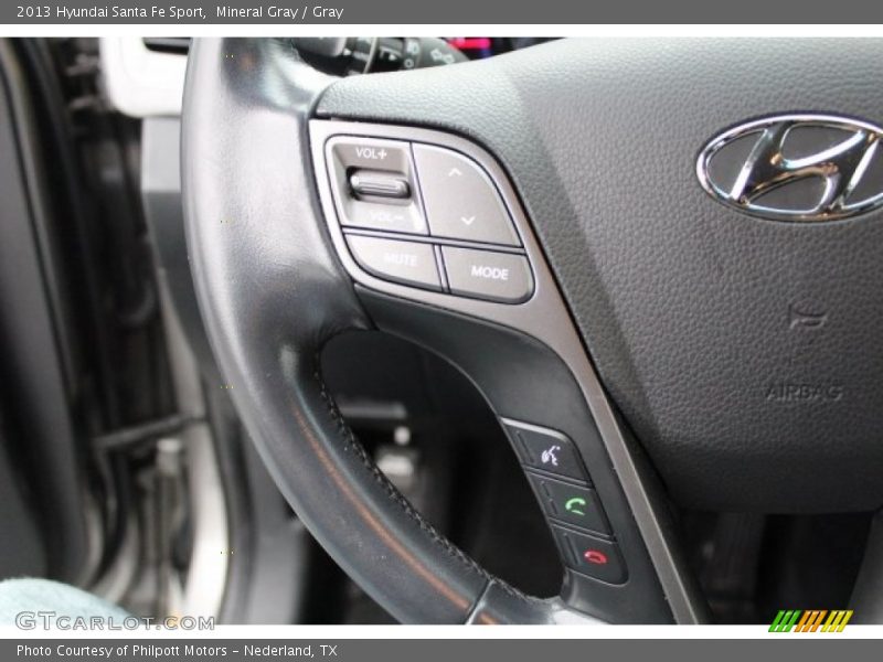 Mineral Gray / Gray 2013 Hyundai Santa Fe Sport