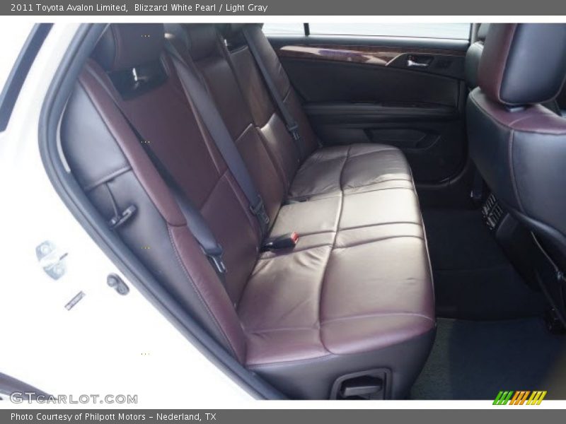 Blizzard White Pearl / Light Gray 2011 Toyota Avalon Limited
