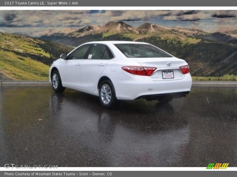 Super White / Ash 2017 Toyota Camry LE