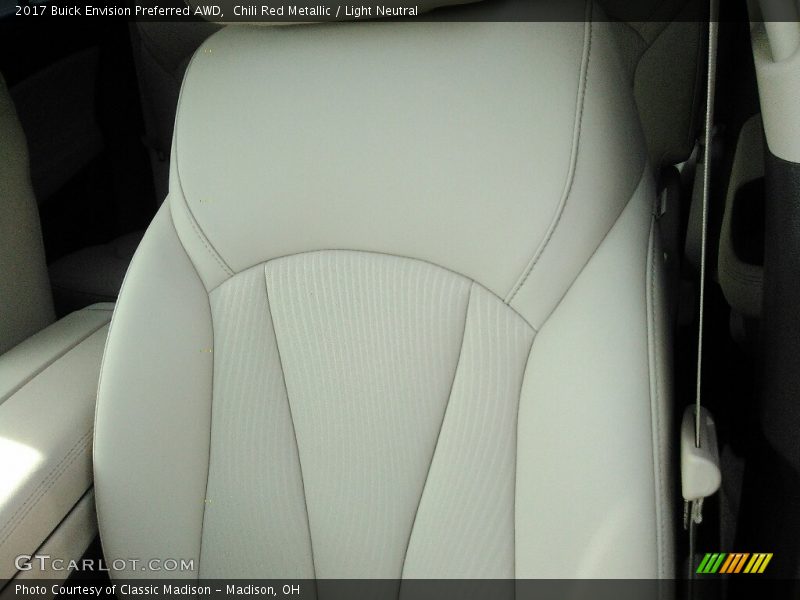 Chili Red Metallic / Light Neutral 2017 Buick Envision Preferred AWD