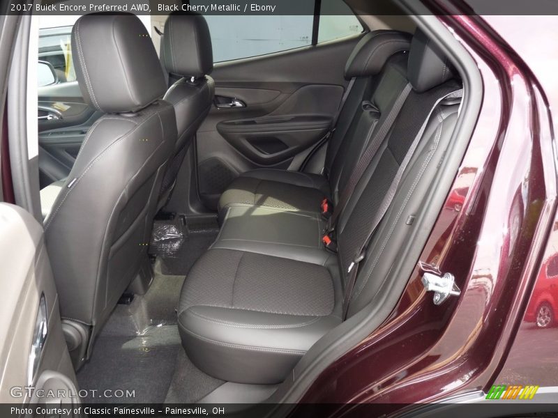 Black Cherry Metallic / Ebony 2017 Buick Encore Preferred AWD
