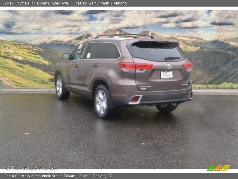 Toasted Walnut Pearl / Almond 2017 Toyota Highlander Limited AWD