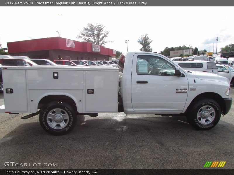 Bright White / Black/Diesel Gray 2017 Ram 2500 Tradesman Regular Cab Chassis