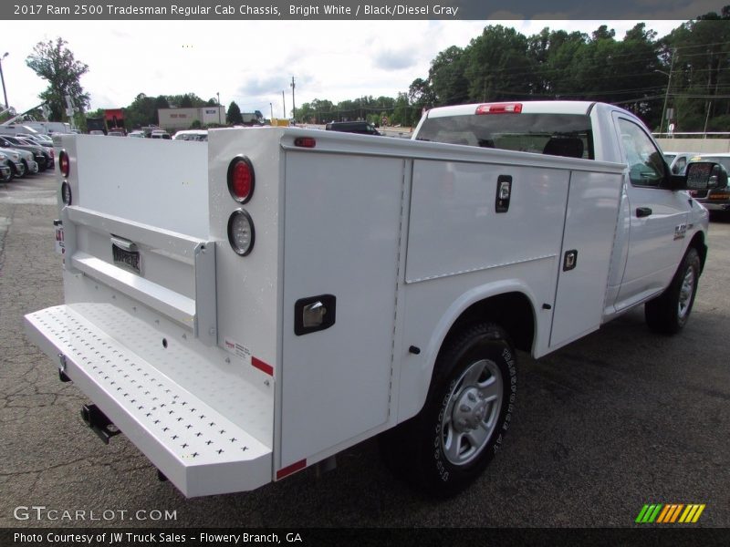 Bright White / Black/Diesel Gray 2017 Ram 2500 Tradesman Regular Cab Chassis