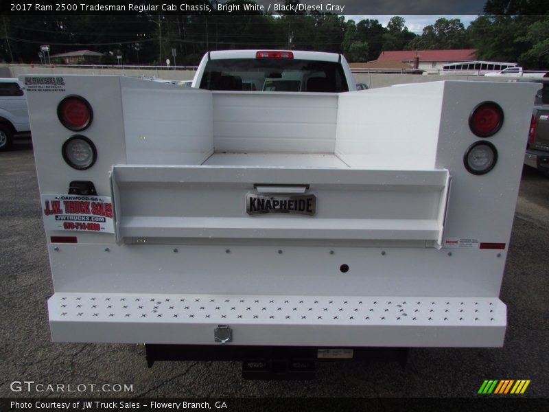 Bright White / Black/Diesel Gray 2017 Ram 2500 Tradesman Regular Cab Chassis