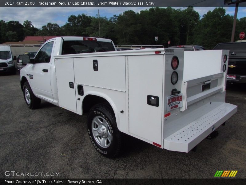 Bright White / Black/Diesel Gray 2017 Ram 2500 Tradesman Regular Cab Chassis