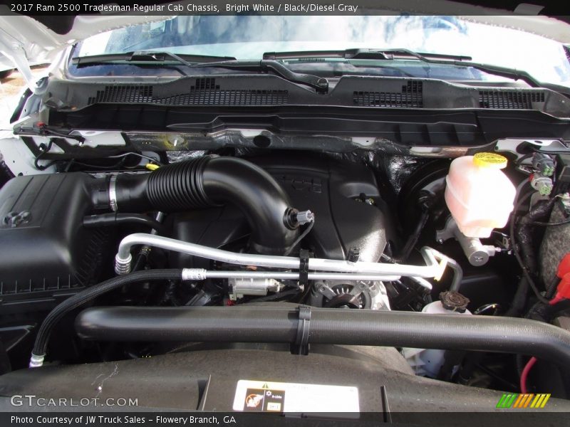 Bright White / Black/Diesel Gray 2017 Ram 2500 Tradesman Regular Cab Chassis