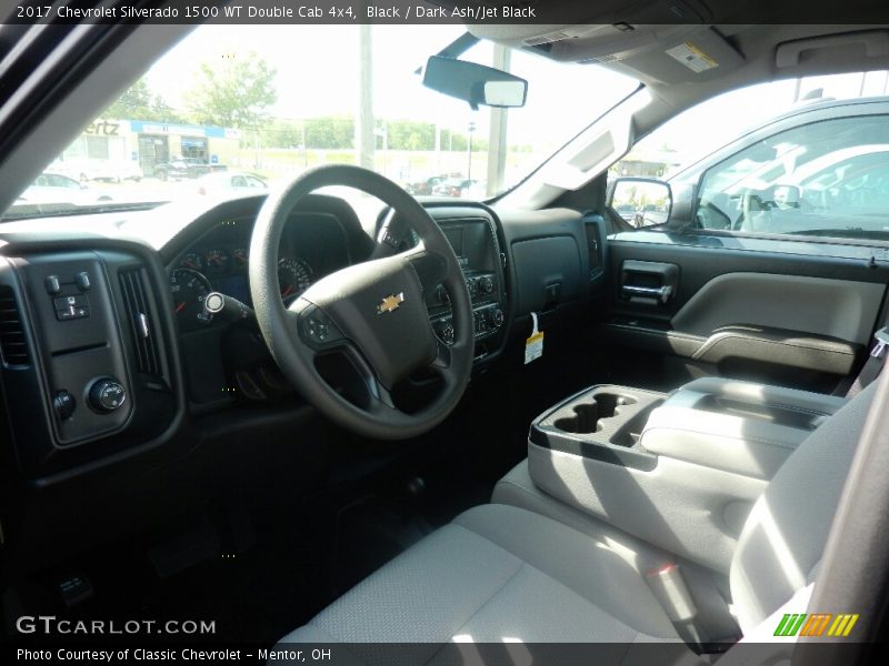 Black / Dark Ash/Jet Black 2017 Chevrolet Silverado 1500 WT Double Cab 4x4