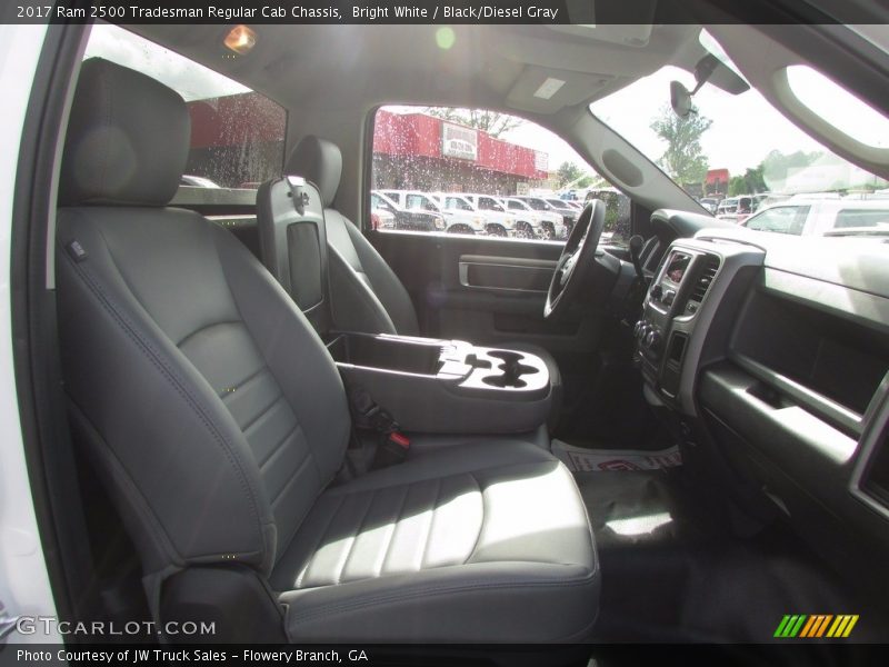 Bright White / Black/Diesel Gray 2017 Ram 2500 Tradesman Regular Cab Chassis