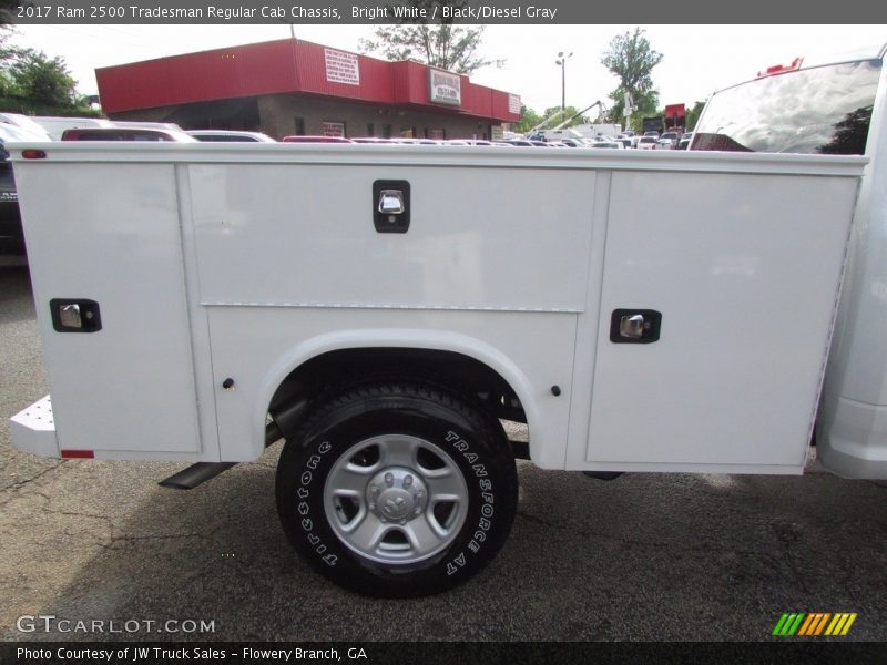 Bright White / Black/Diesel Gray 2017 Ram 2500 Tradesman Regular Cab Chassis