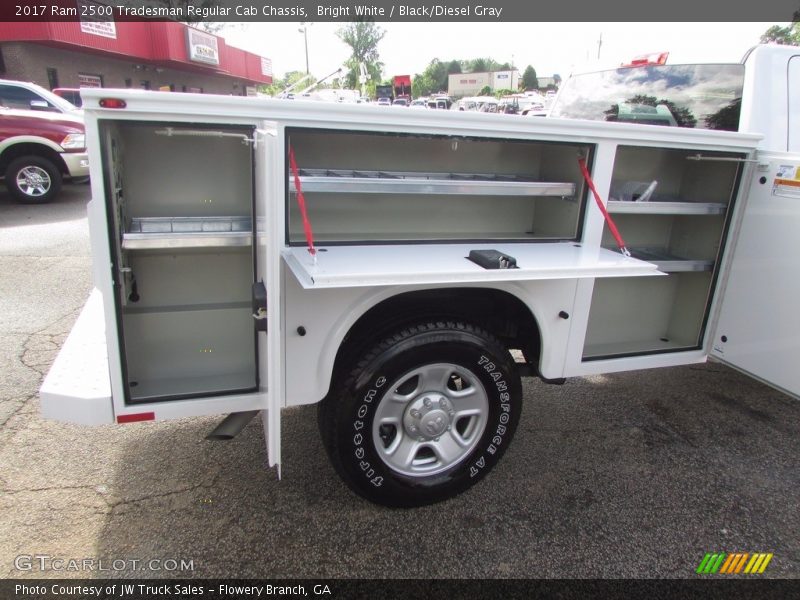 Bright White / Black/Diesel Gray 2017 Ram 2500 Tradesman Regular Cab Chassis
