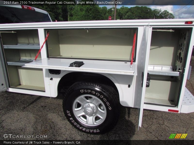 Bright White / Black/Diesel Gray 2017 Ram 2500 Tradesman Regular Cab Chassis