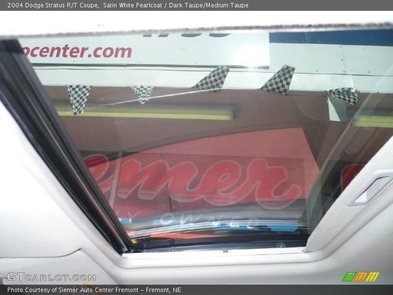 Satin White Pearlcoat / Dark Taupe/Medium Taupe 2004 Dodge Stratus R/T Coupe