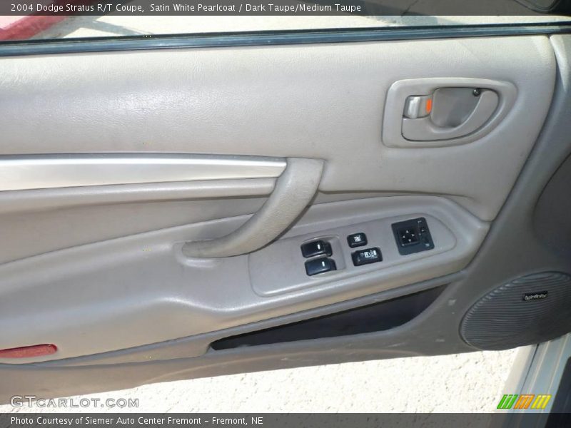 Satin White Pearlcoat / Dark Taupe/Medium Taupe 2004 Dodge Stratus R/T Coupe