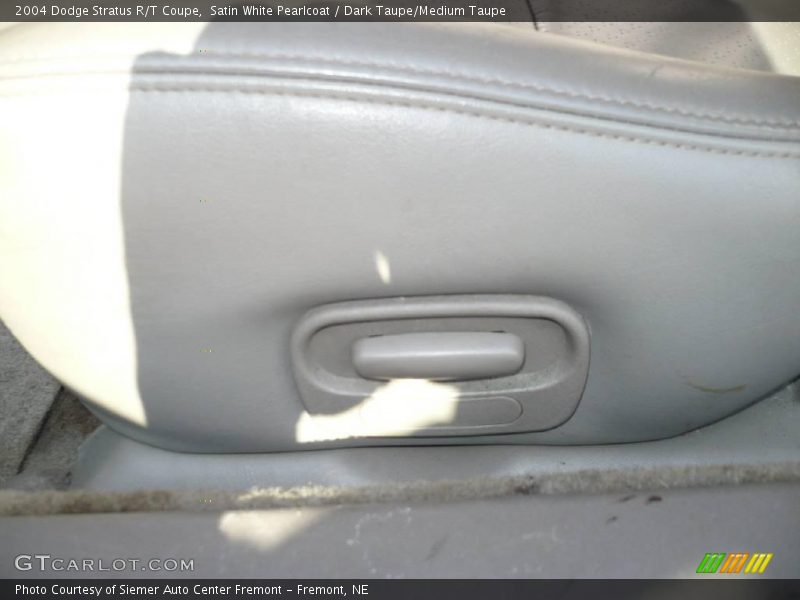 Satin White Pearlcoat / Dark Taupe/Medium Taupe 2004 Dodge Stratus R/T Coupe