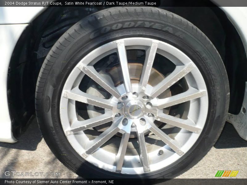 Satin White Pearlcoat / Dark Taupe/Medium Taupe 2004 Dodge Stratus R/T Coupe