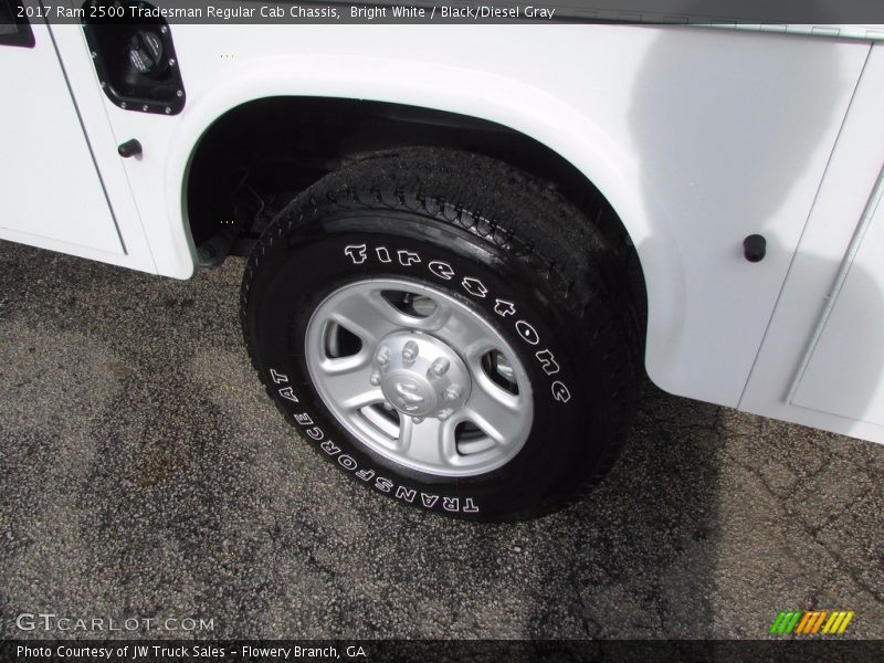 Bright White / Black/Diesel Gray 2017 Ram 2500 Tradesman Regular Cab Chassis