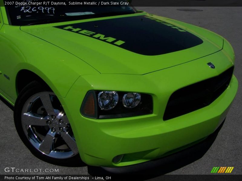 Sublime Metallic / Dark Slate Gray 2007 Dodge Charger R/T Daytona