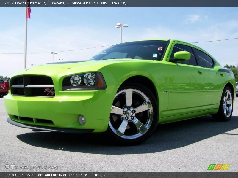 Sublime Metallic / Dark Slate Gray 2007 Dodge Charger R/T Daytona