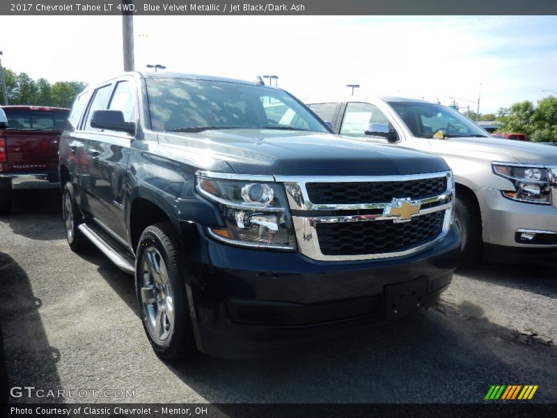 Blue Velvet Metallic / Jet Black/Dark Ash 2017 Chevrolet Tahoe LT 4WD