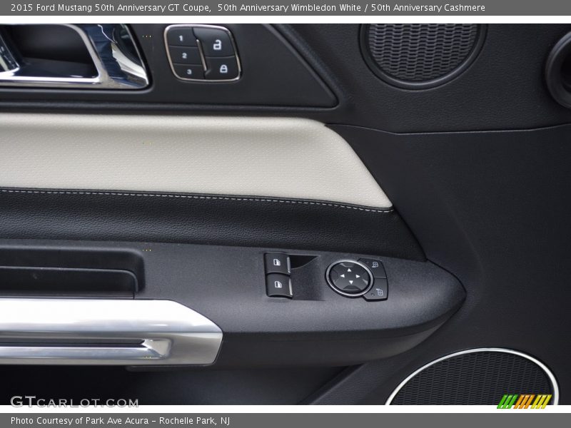 50th Anniversary Wimbledon White / 50th Anniversary Cashmere 2015 Ford Mustang 50th Anniversary GT Coupe