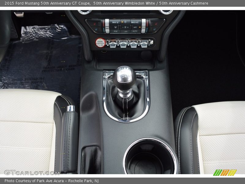 50th Anniversary Wimbledon White / 50th Anniversary Cashmere 2015 Ford Mustang 50th Anniversary GT Coupe