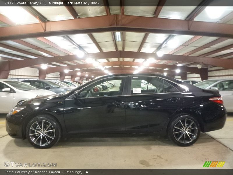 Midnight Black Metallic / Black 2017 Toyota Camry XSE