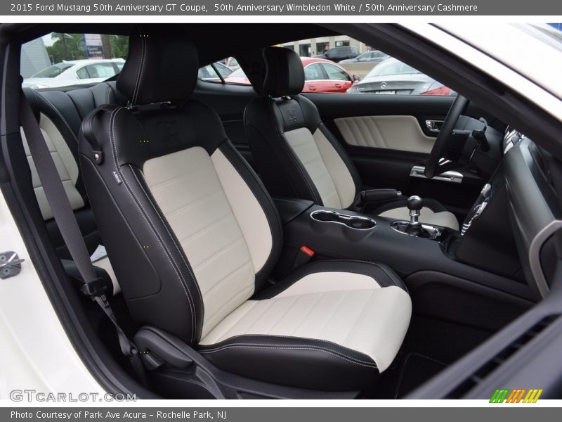 50th Anniversary Wimbledon White / 50th Anniversary Cashmere 2015 Ford Mustang 50th Anniversary GT Coupe