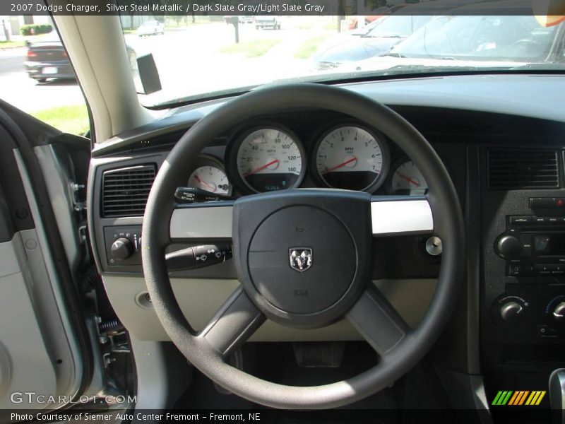 Silver Steel Metallic / Dark Slate Gray/Light Slate Gray 2007 Dodge Charger