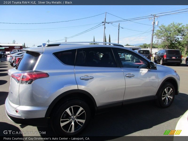 Silver Sky Metallic / Black 2016 Toyota RAV4 XLE