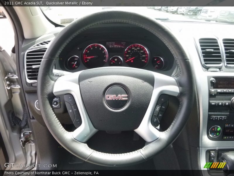 Quicksilver Metallic / Ebony 2011 GMC Acadia SLT