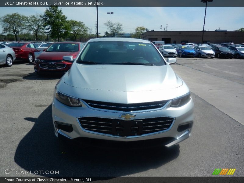 Silver Ice Metallic / Jet Black 2017 Chevrolet Malibu LT