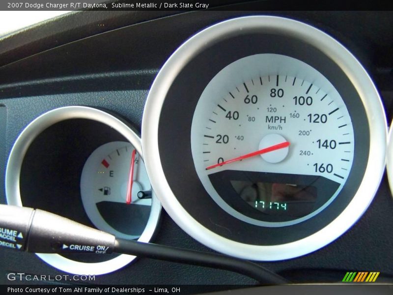 Sublime Metallic / Dark Slate Gray 2007 Dodge Charger R/T Daytona