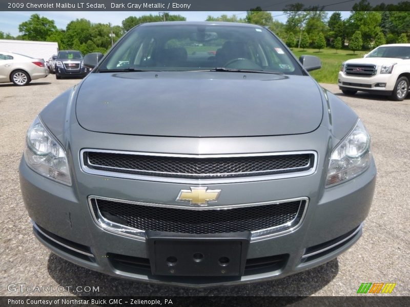Dark Gray Metallic / Ebony 2009 Chevrolet Malibu LT Sedan