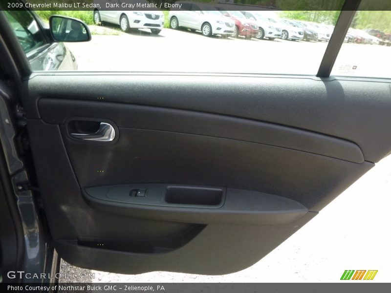 Dark Gray Metallic / Ebony 2009 Chevrolet Malibu LT Sedan