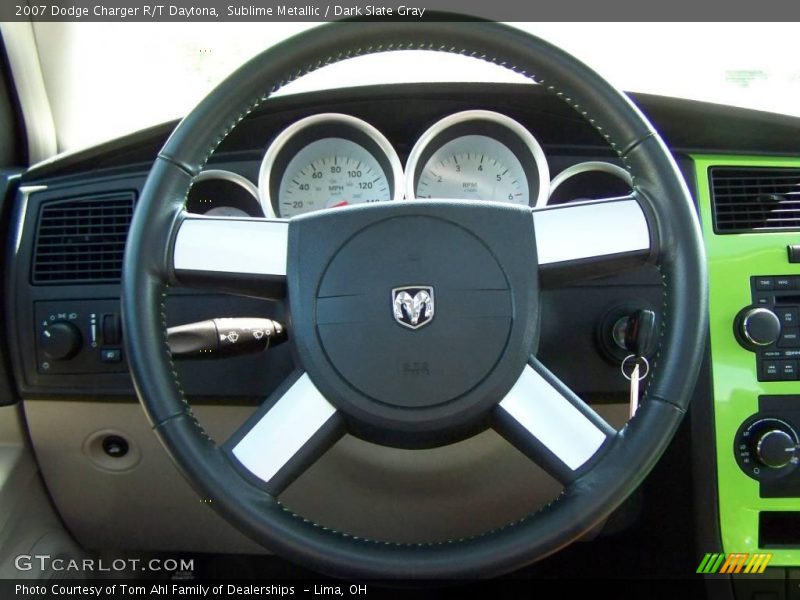 Sublime Metallic / Dark Slate Gray 2007 Dodge Charger R/T Daytona