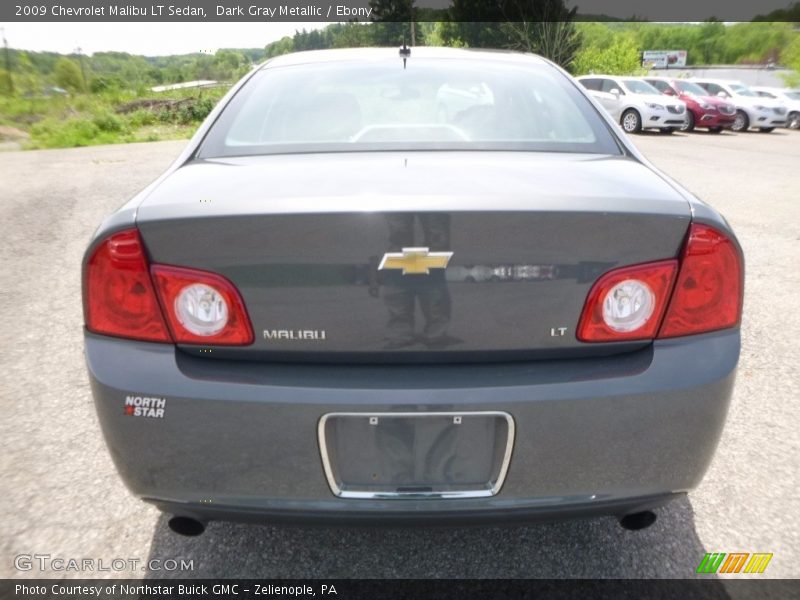 Dark Gray Metallic / Ebony 2009 Chevrolet Malibu LT Sedan