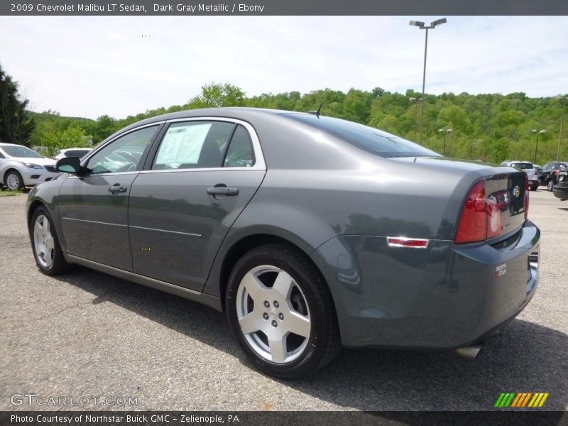 Dark Gray Metallic / Ebony 2009 Chevrolet Malibu LT Sedan
