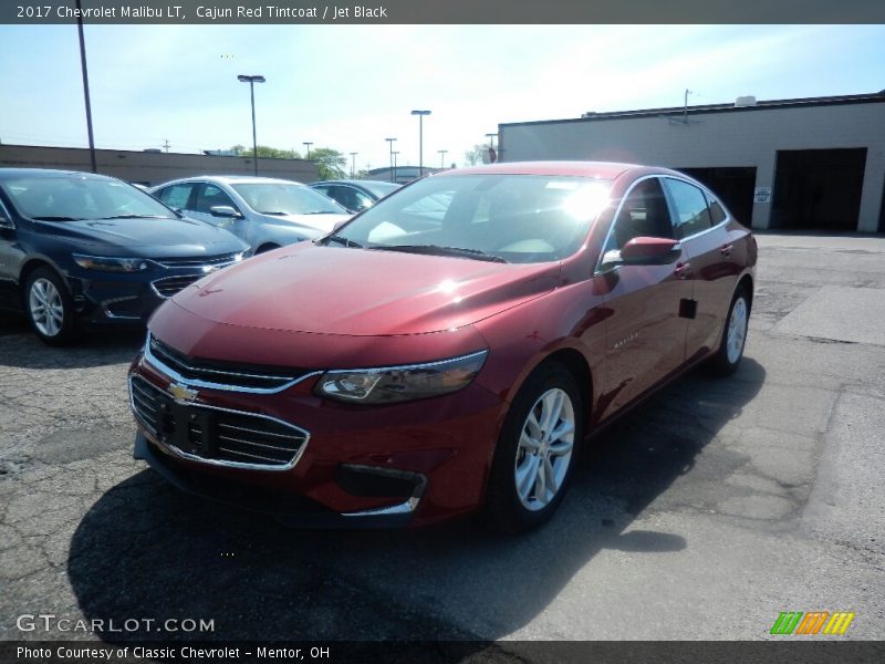 Cajun Red Tintcoat / Jet Black 2017 Chevrolet Malibu LT