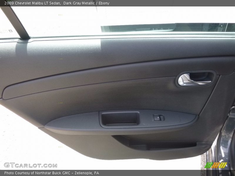 Dark Gray Metallic / Ebony 2009 Chevrolet Malibu LT Sedan