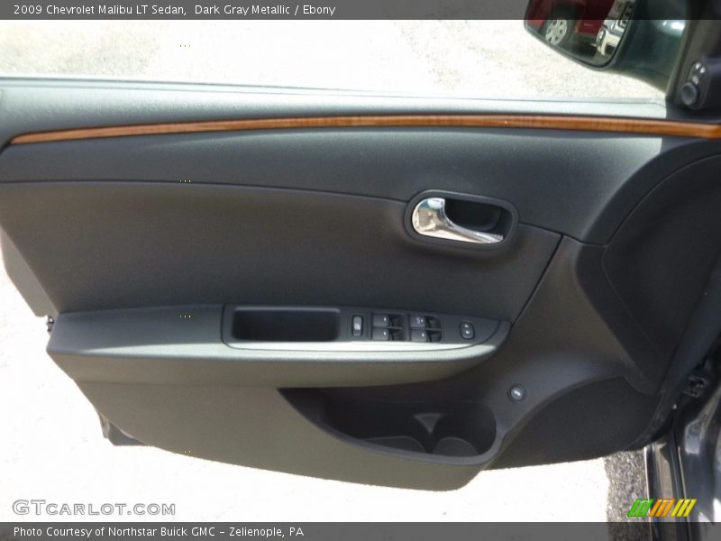 Dark Gray Metallic / Ebony 2009 Chevrolet Malibu LT Sedan