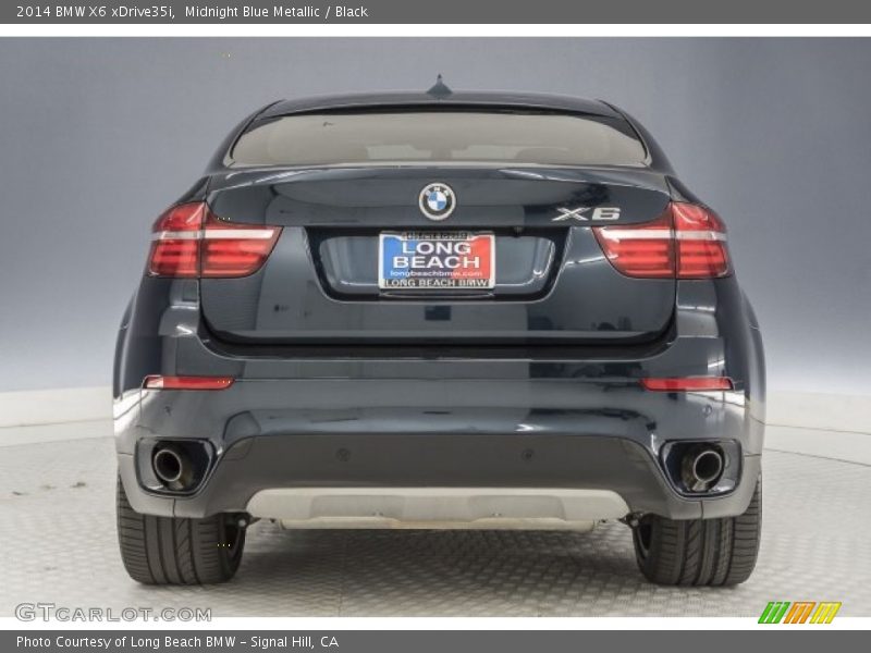 Midnight Blue Metallic / Black 2014 BMW X6 xDrive35i