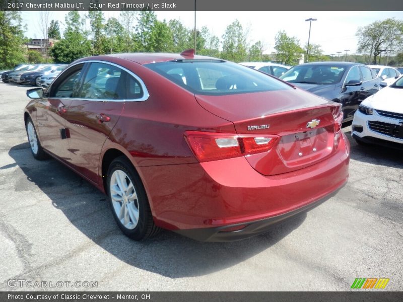 Cajun Red Tintcoat / Jet Black 2017 Chevrolet Malibu LT