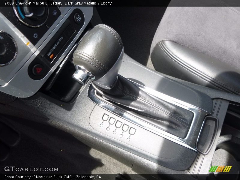 Dark Gray Metallic / Ebony 2009 Chevrolet Malibu LT Sedan