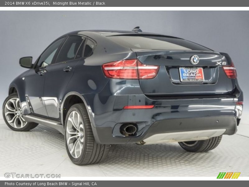 Midnight Blue Metallic / Black 2014 BMW X6 xDrive35i