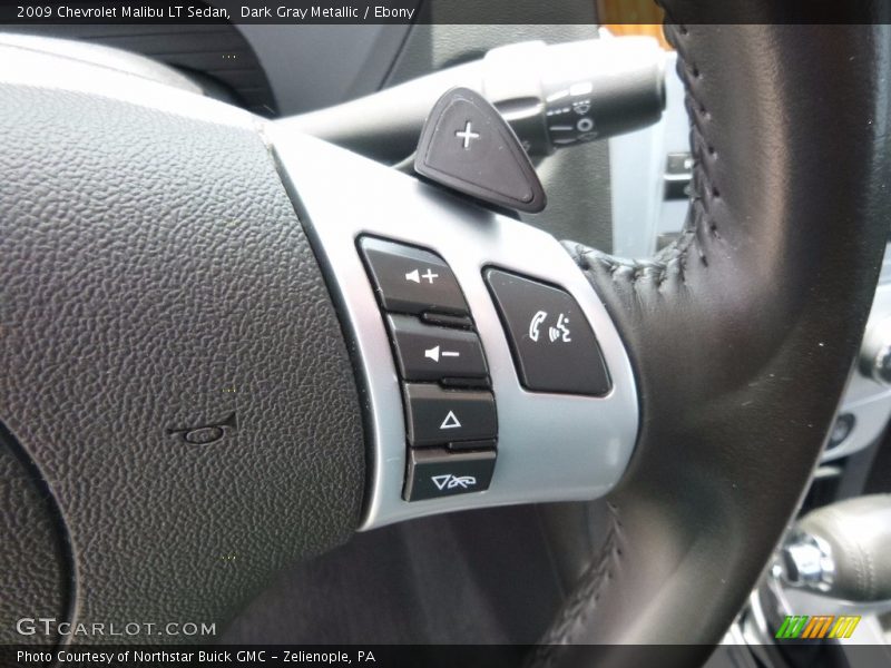 Dark Gray Metallic / Ebony 2009 Chevrolet Malibu LT Sedan