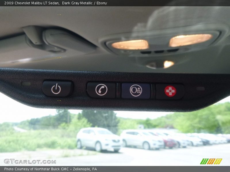 Dark Gray Metallic / Ebony 2009 Chevrolet Malibu LT Sedan