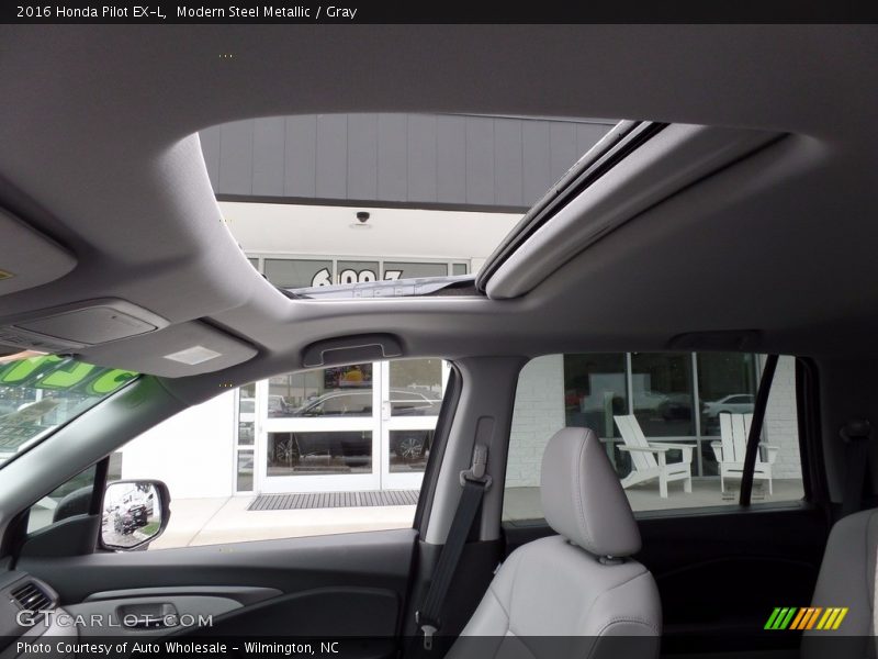 Modern Steel Metallic / Gray 2016 Honda Pilot EX-L
