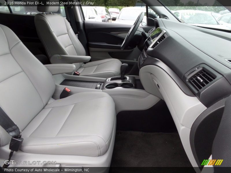 Modern Steel Metallic / Gray 2016 Honda Pilot EX-L