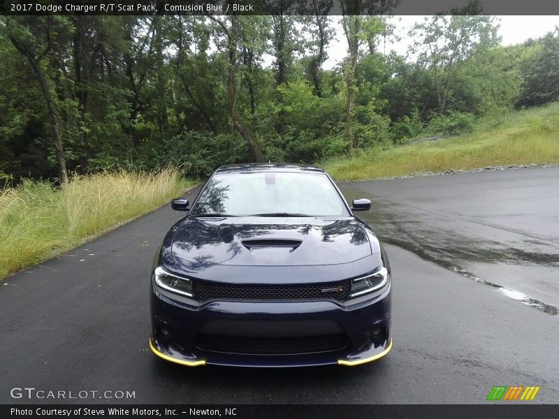 Contusion Blue / Black 2017 Dodge Charger R/T Scat Pack